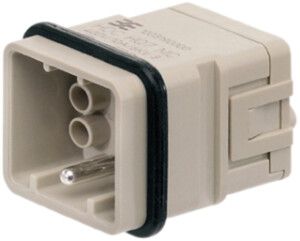Insert mâle Weidmüller HDC HQ 400V 10A 7L à sertir grd.1