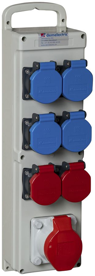 Distributore di corrente DEM DB24772 16A 4×T23 2×T25 1×16A