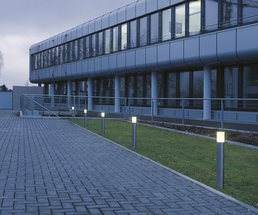 Borne lumineuse SLV ROX ACRYL 90 POLE 20W, E27, IP65, acier fin 304, 900mm