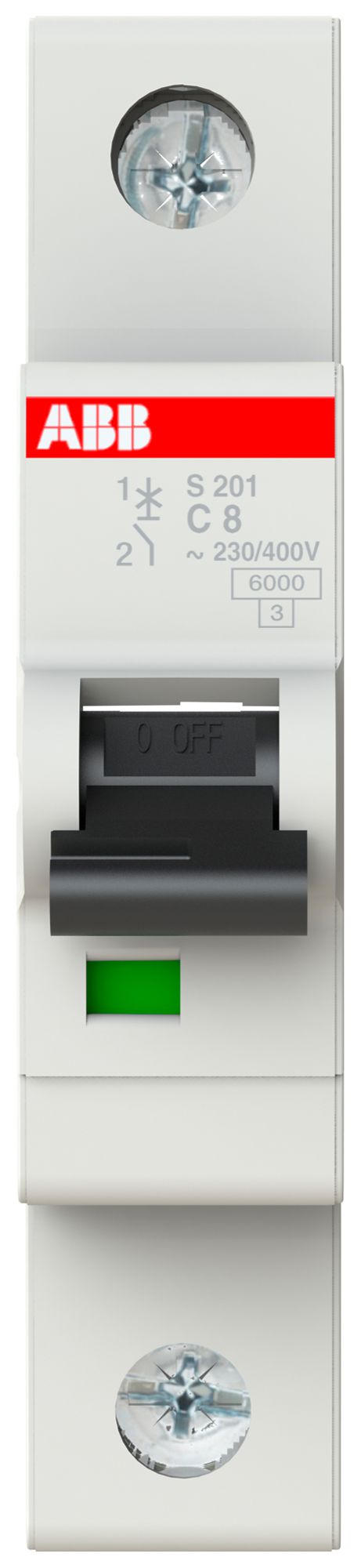 Leitungsschutzschalter ABB S201-C8 8A C 6kA