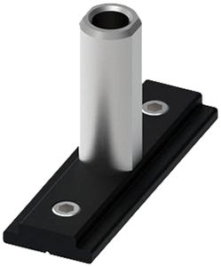 Supporto per sospensione Sylvania Lytespan ROUND 40×13×22mm alluminio nero