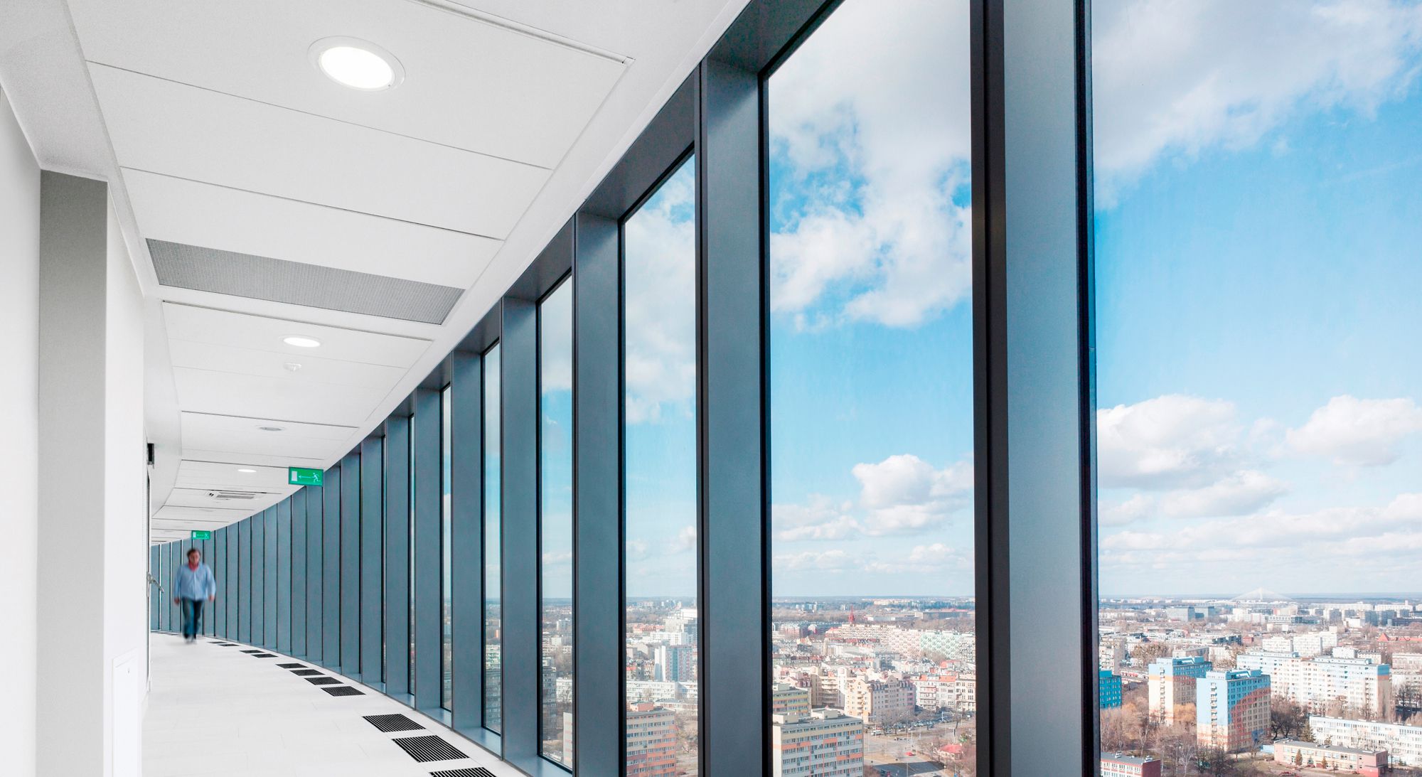 UP-Präsenzmelder Steinel Hallway COM2 HF 220…240V 360° IP20 ws