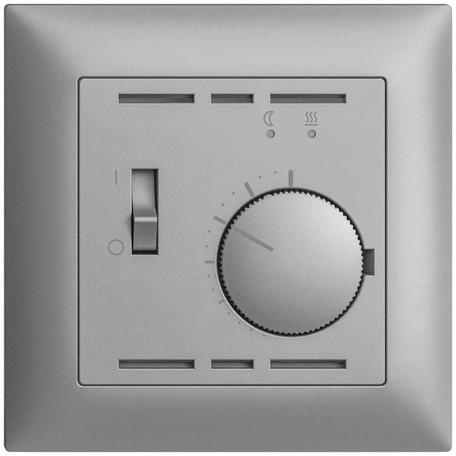 UP-Raumthermostat EDIZIOdue silver mit Fühler