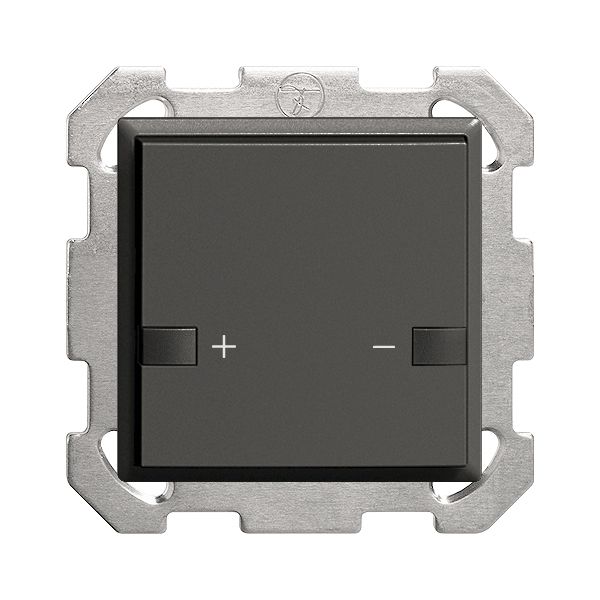 Poussoir ENC ZEP variateur univ. 1c/1t st.c/sec. EDIZIOdue noir