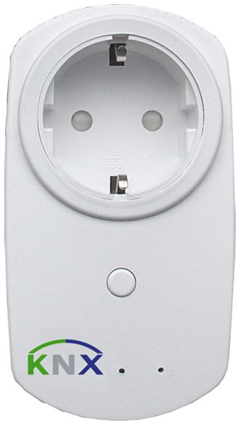 Steckdosen-Schaltaktor KNX RF+ MDT RF-AZK1ST.01 1-Kan 16A 230V