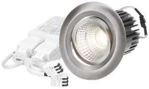 EB-LED-Spot MH MOVE 10.5W 960lm 3000K IP44 MB DIM DALI Ø68mm Nickel