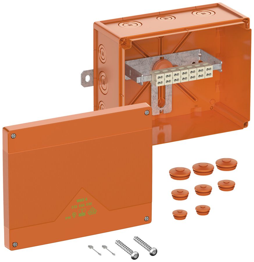 Boîte de dérivation AP Spelsberg WKE 6 Duo 7×6mm² E90 250×200×120mm IP66 or