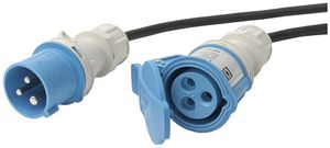 Verlängerungskabel Steffen GdV 3×1.5mm² 5m CEE16/3 für Industrie schwarz