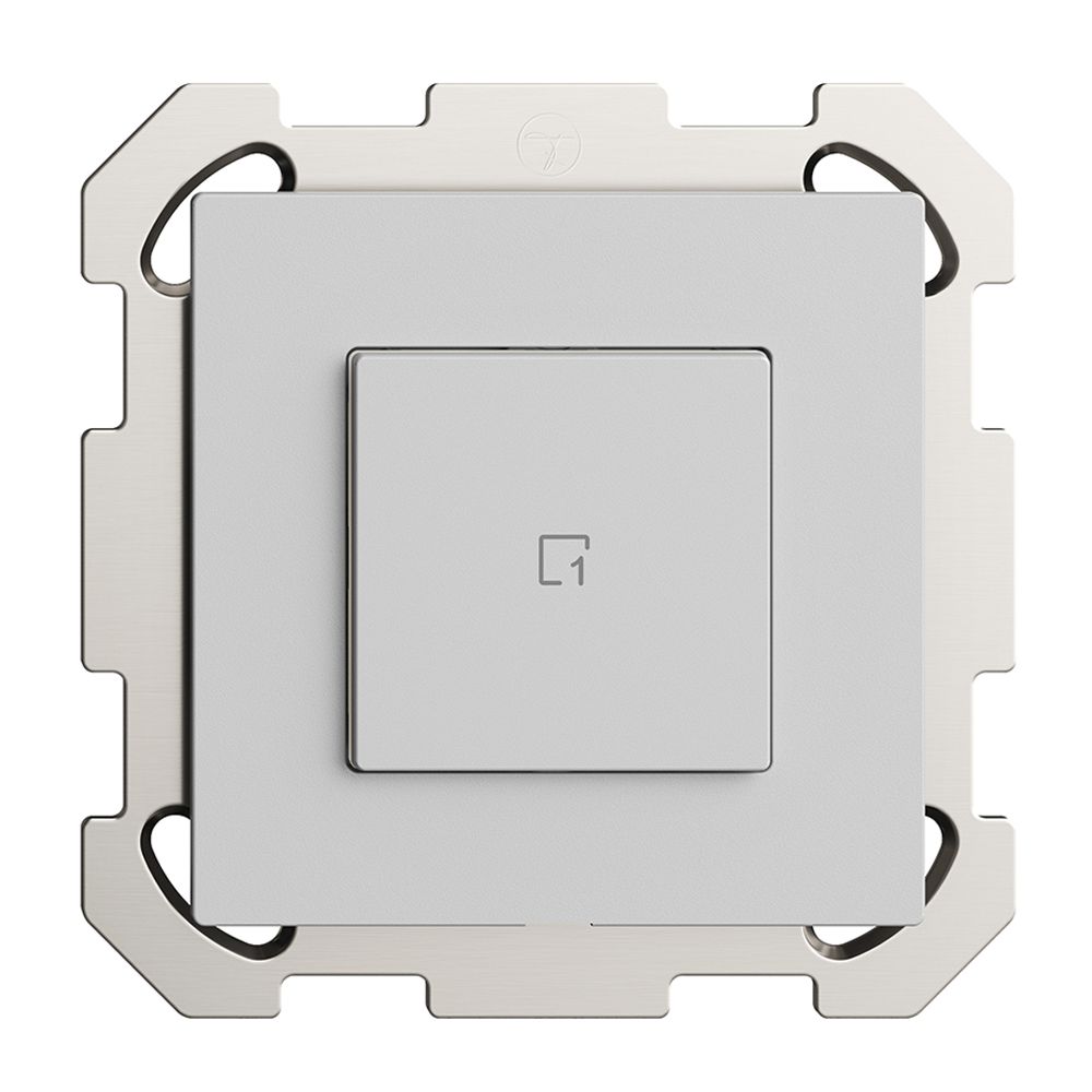 UP-Szenentaster 1 Szene/1T Edue Wiser hellgrau