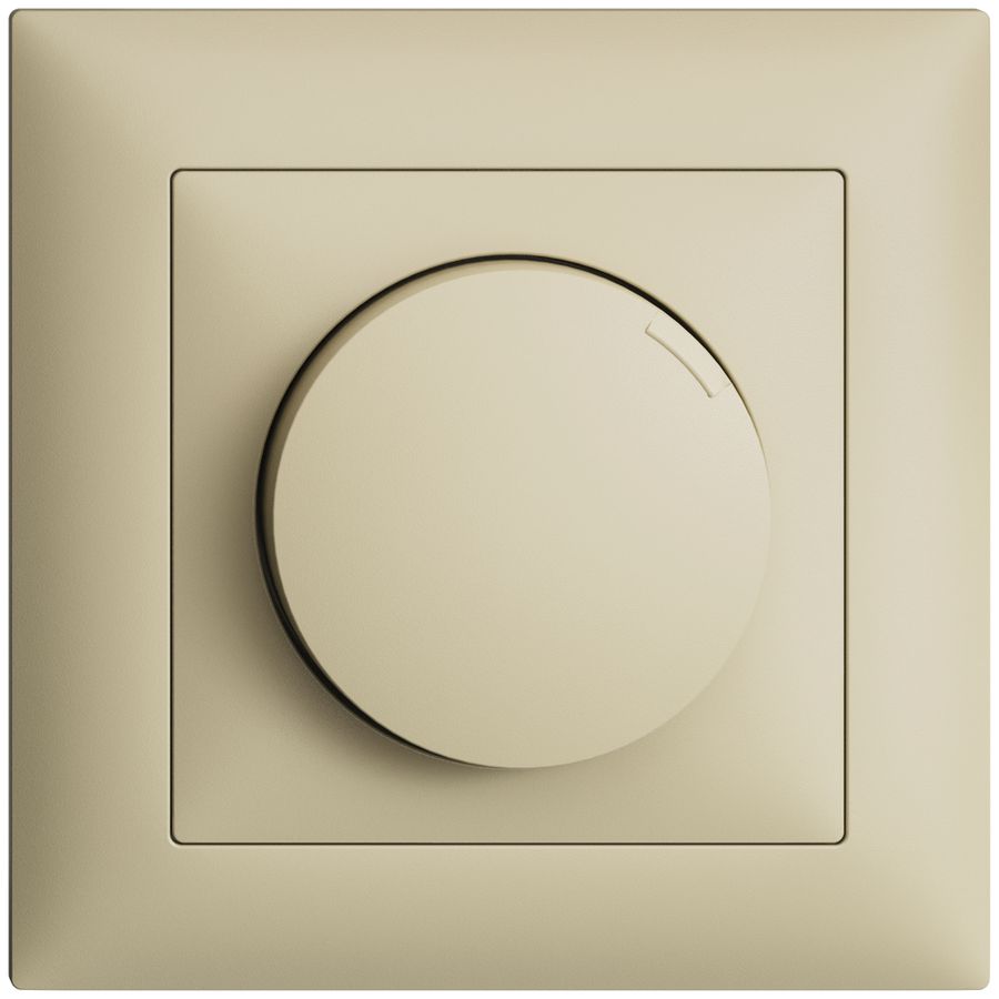 UP-Dimmer EDIZIOdue 60…1000W vanille, Phasenanschnitt