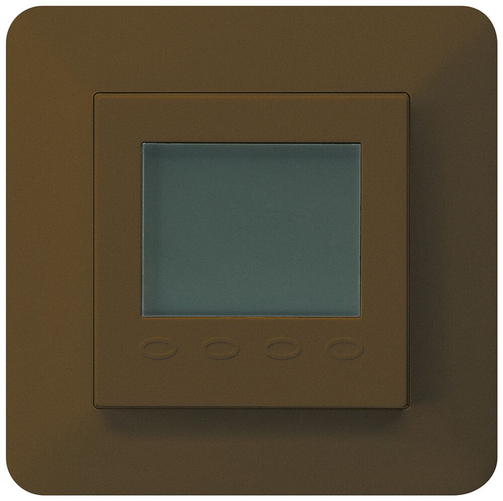 Termostato ambiente INC kallysto.trend C con display marrone