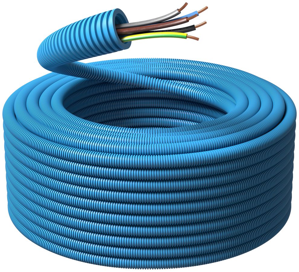 Installationsrohr KRFW PM M32, 750N, Klasse 34223, grün