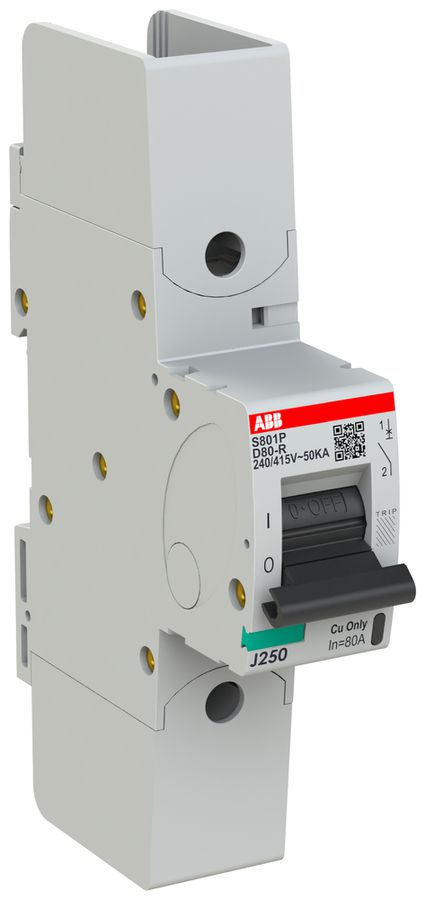 Leitungsschutzschalter ABB S801P-D80-R 1P 230V D-80A 50kA 1.5TE