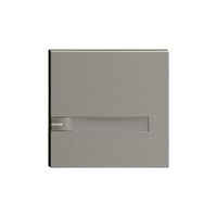 Tasto 1/1 KNX/elettronic.c. LED+cart. EDIZIOdue comando 1×grigio scuro