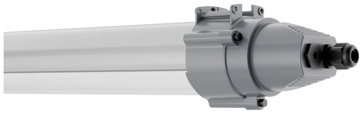 LED-Feuchtraumleuchte LEDVANCE DP MAX 52W 8000lm 840 IP66 1730mm grau