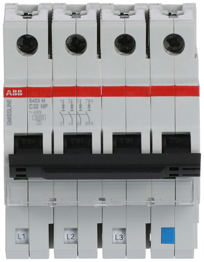 LS-Schalter SMISSLINE TP S 4×32A C 10kA NP