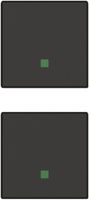 Tastenset ABB free@home anthrazit neutral