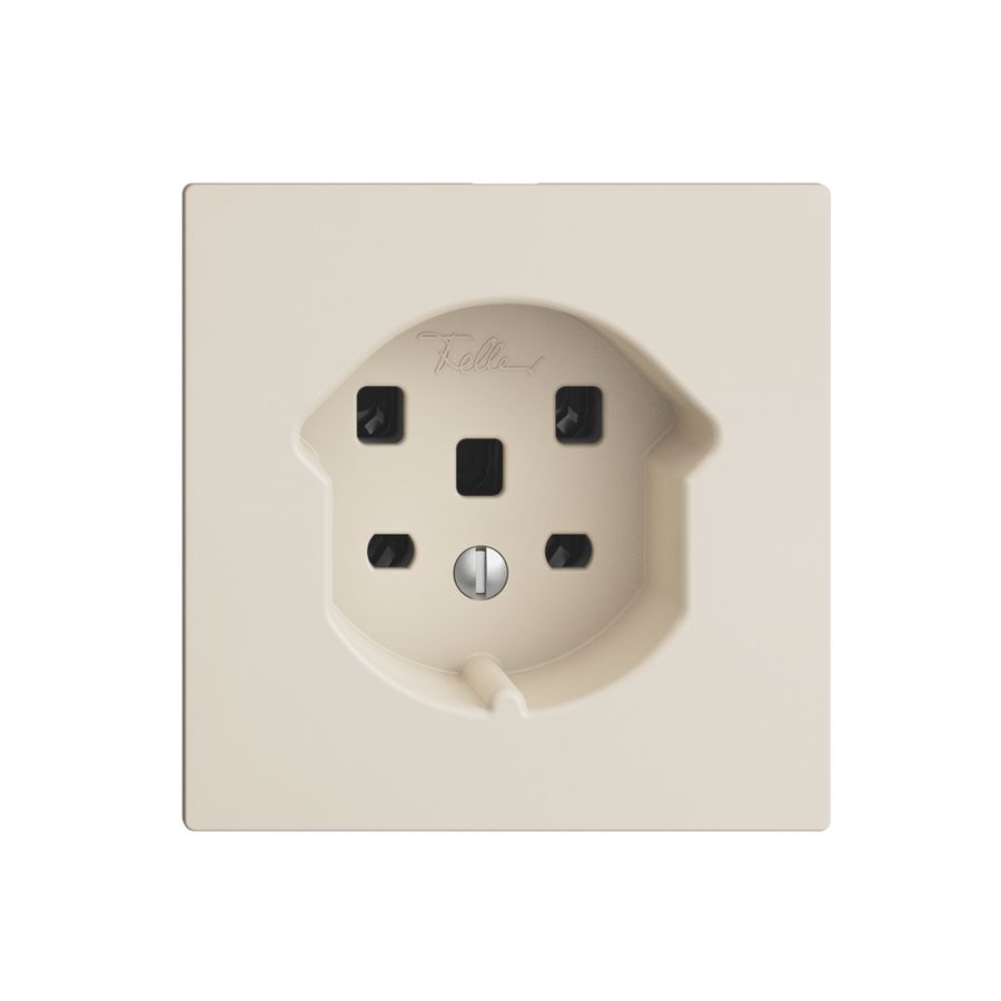 Prise ENC EDIZIOdue T25 16A crema, bornes à vis