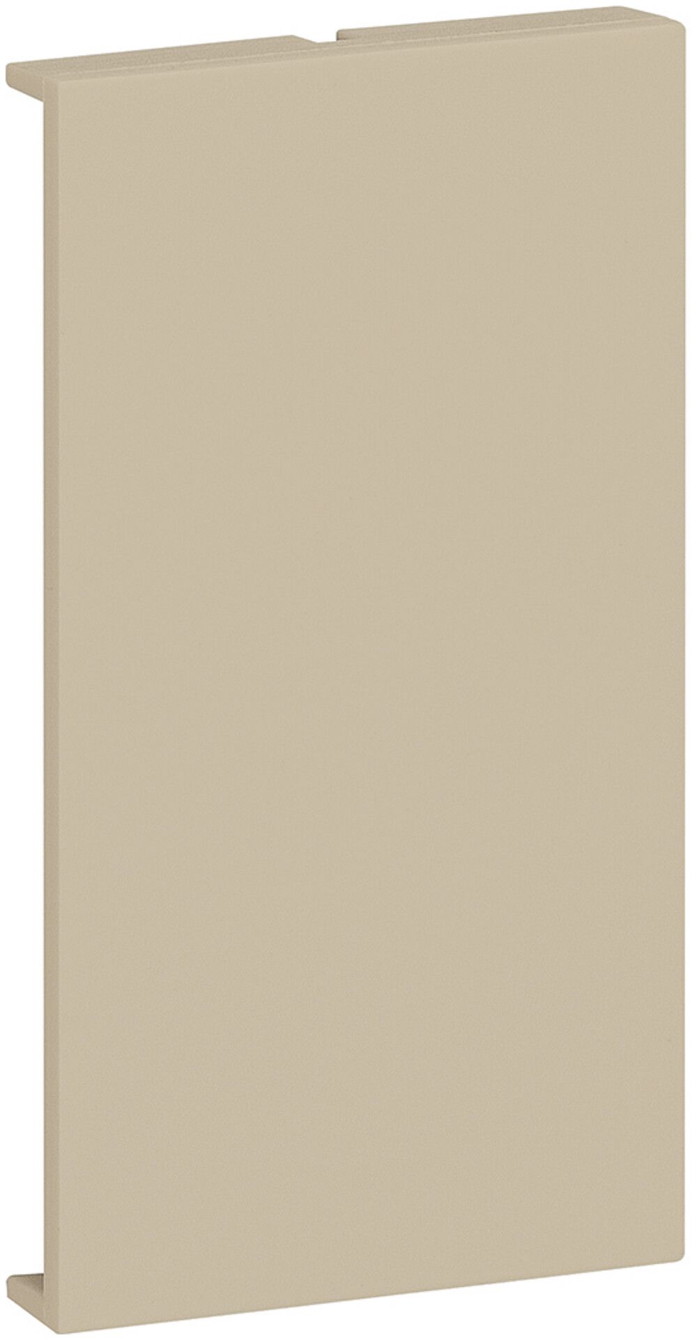 Blindabdeckung KNX kallysto für Beschriftungsfeld beige