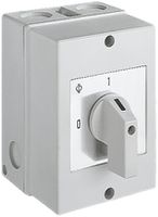 AP-Drehschalter K&N grau 20A 400V 0/3L