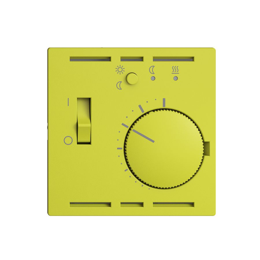 Termostato ambiente INC EDIZIOdue lemon con sonda e orologio