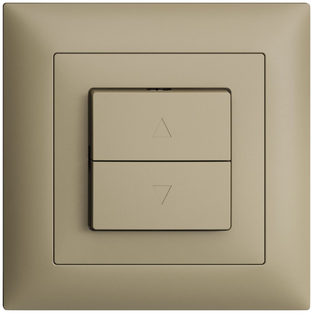 UP-Frontset EDIZIOdue FMI sand für Storentaster/-schalter