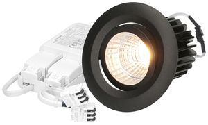 EB-LED-Spot MH MOVE 10.5W 960lm 3000K IP44 MB DIM DALI Ø68mm schwarz