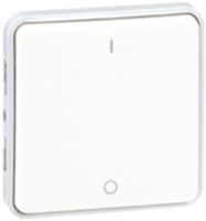 UP-Wippschalter PLEXO 0/2L weiss 0-1