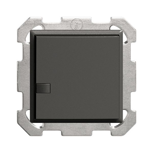 Variateur LED ENC EDIZIOdue ZEP FM sans LED 1×bouton 1×commande noir