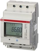 Contatore energia AMD ABB C13 110-301 IEC, 3×40A diretta, accaio, CEI
