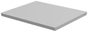 Abschlussplatte Rittal CX 600×500mm Stahl grau
