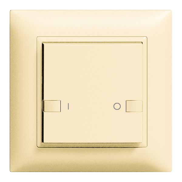 Poussoir ENC ZEP 1c/1t ON-OFF station centr./sec. EDIZIOdue vanille