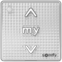 AP-Wandsender Somfy Smoove io II 1-Kan 1×CR2032 50×50×10mm ws