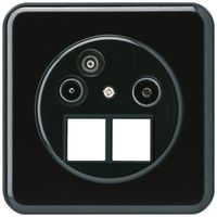 Presa d'antenna INC TV-R-Dati basico HMS C 2GHz 11db nero