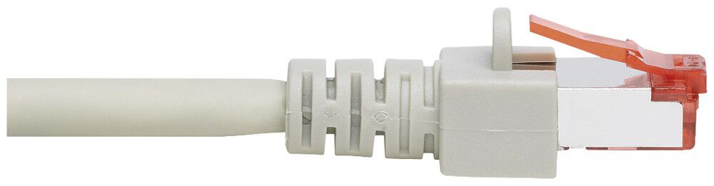 Patchkabel Hager HMS RJ45 Kat.6A S/FTP 1m grau