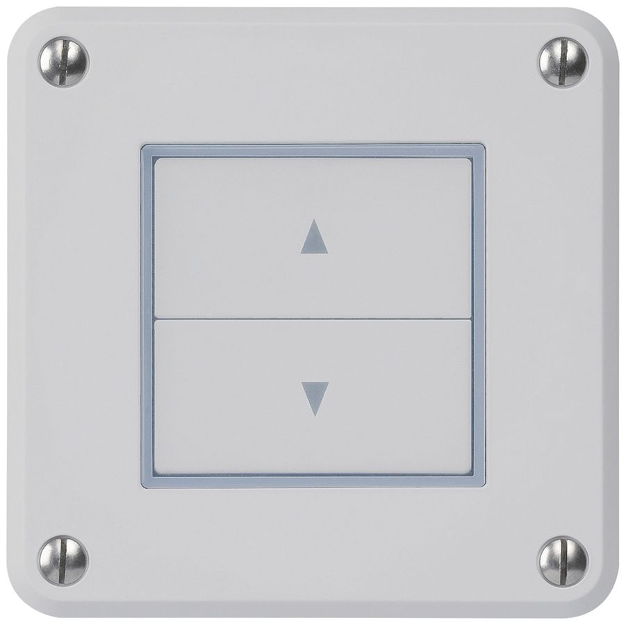 Interruttore per tapparelle INC robusto IP55 grigio con 2 tasti di comando combi