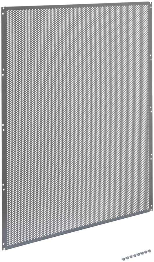 Montageplatte Hager univers N 610×498mm Lochung rostfreier Stahl