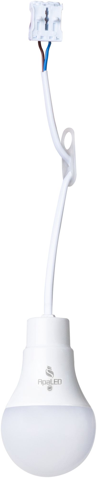 LED-Baustellenleuchte MAX HAURI 9W 900lm 4000K Kabel 170mm mit Klemmen IP20
