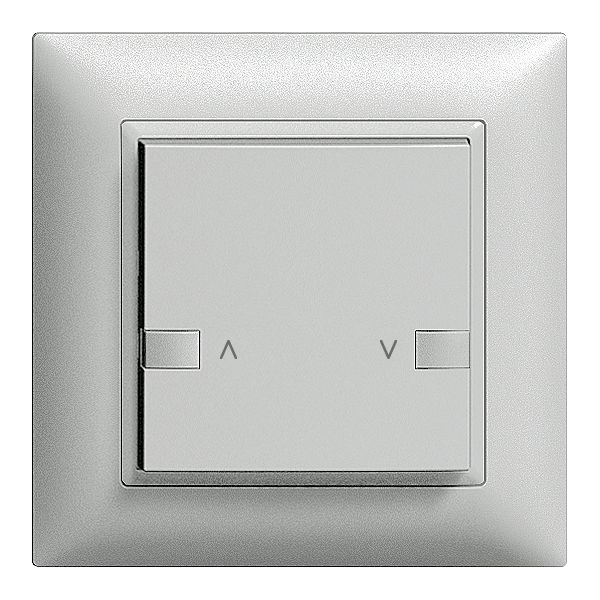 Tasto INC ZEP mot.1c/1t staz.centr/sec. EDIZIOdue silver