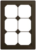 UP-Abdeckrahmen EDIZIO.liv SNAPFIX® 3×2/2×3 156×216mm br