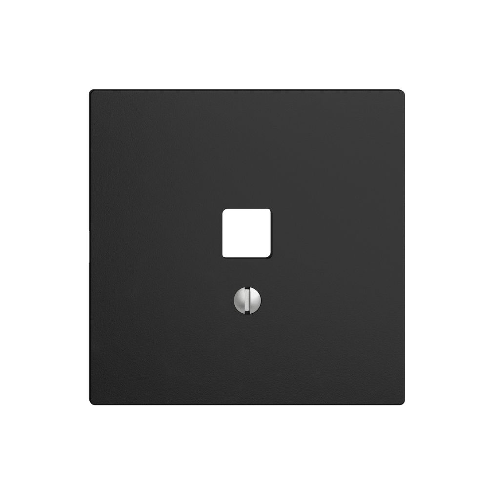 Kit frontale EDIZIOdue nero 60×60mm per interfaccia USB