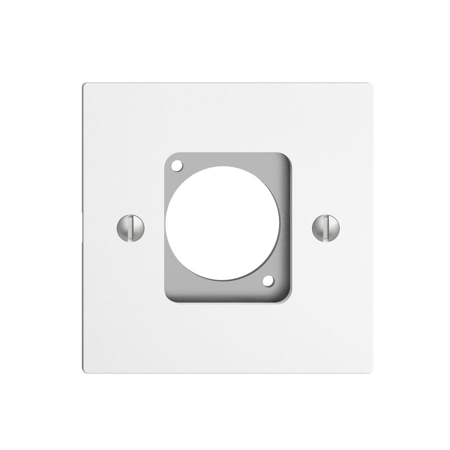 Kit de montage pour prise XLR EDIZIOdue blanc