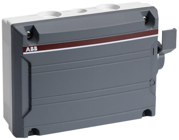 AP-Anlageschalter ABB 6-polig 25 A 400V dunkelgrau/dgu