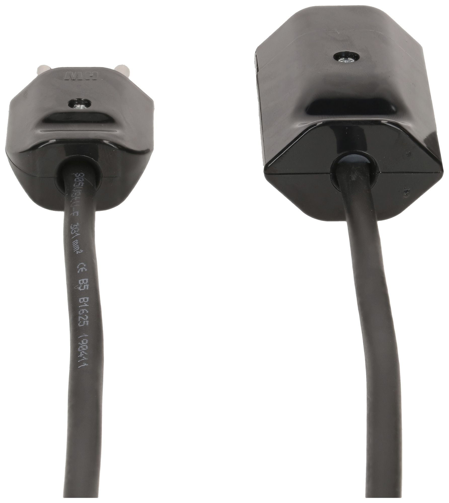 Verlängerungskabel MAX HAURI Td 3×1mm² 3m schwarz Stecker T12/13