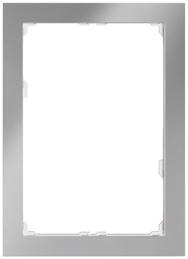 UP-Abdeckrahmen EDIZIO.liv prestige SNAPFIX® f.Panel 214×154mm Cr-po