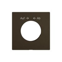 Kit di montaggio EDIZIO.liv SNAPFIX® pulsante girevole c.chi.Auf → ← Ab ma