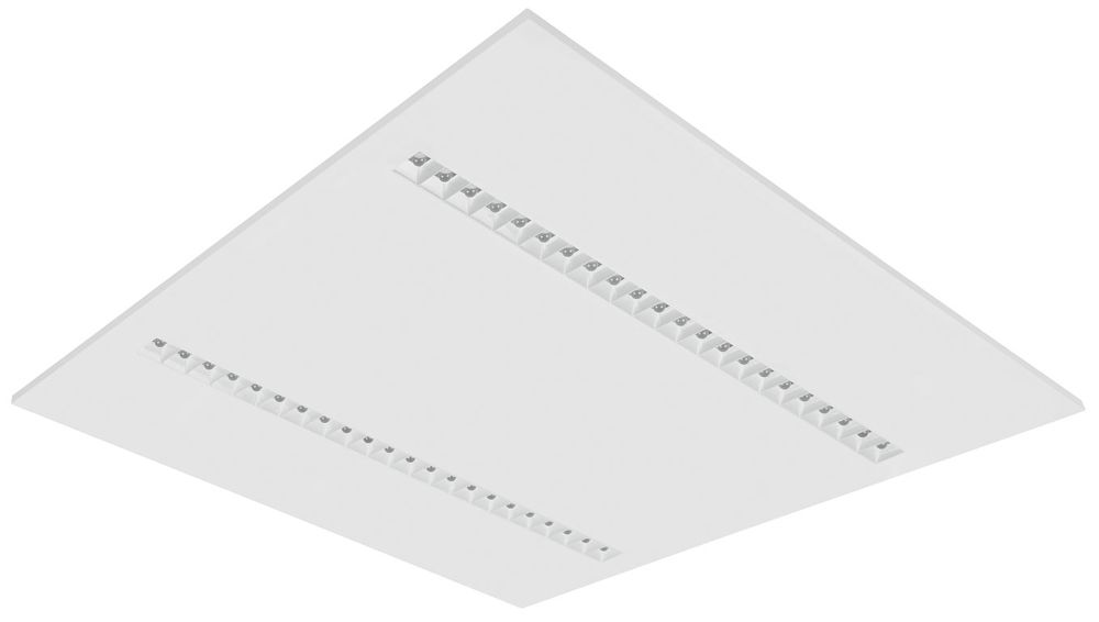 EB-LED-Deckenleuchte IndiviLED 600, 33W/3000K DALI 600mm weiss