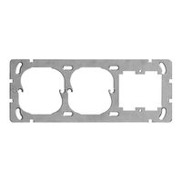 UP-Befestigungsplatte FH 1×3