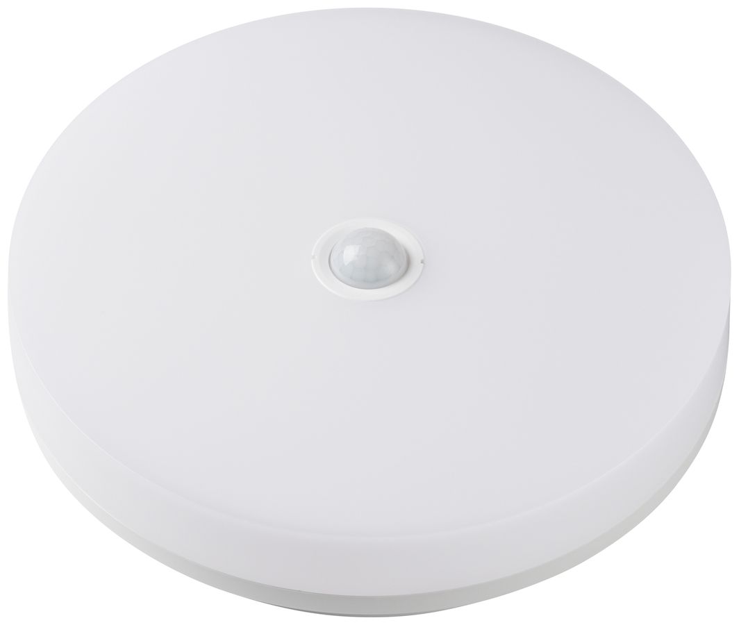 LED-Decken-/Wandleuchte Slice Circle2 PIR SEN 15W 1700lm 830/840 IP54 Ø220 ws