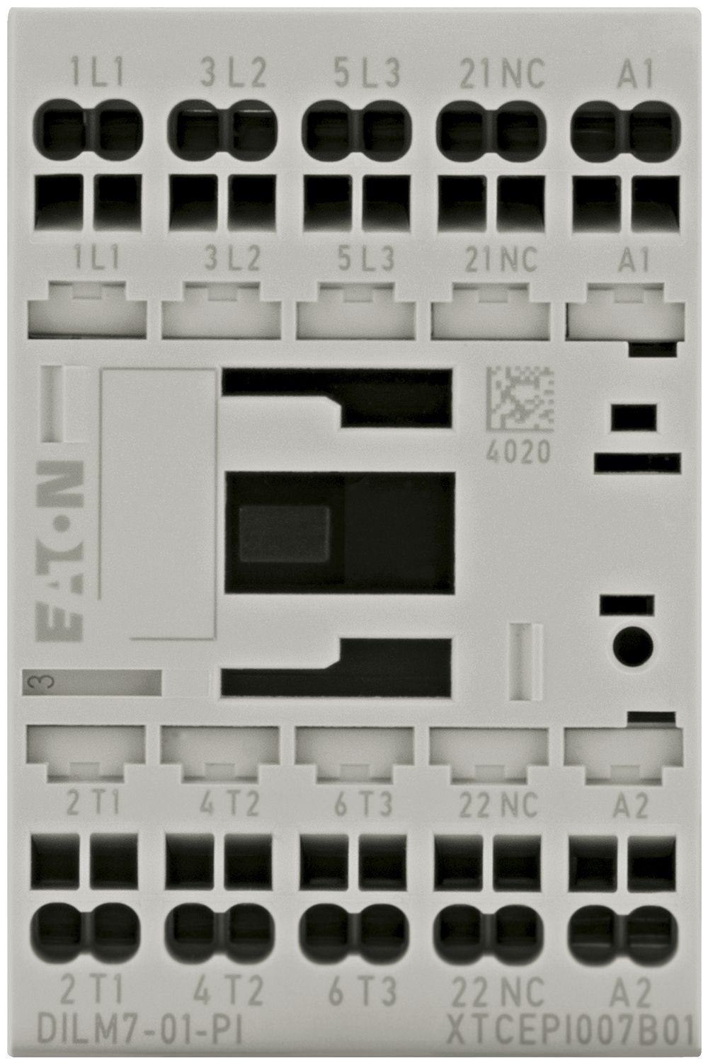 Leistungsschütz Eaton, 3P 3kW, 1Ö, 24VDC, Push-in-Klemmen
